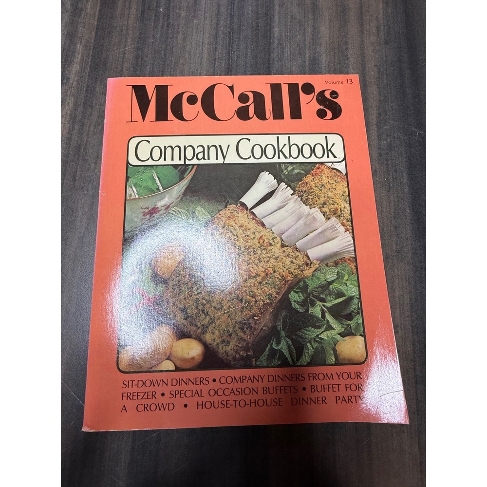 McCalls Company Cookbook Volume 13 Vintage 1978 Recipes Cooking